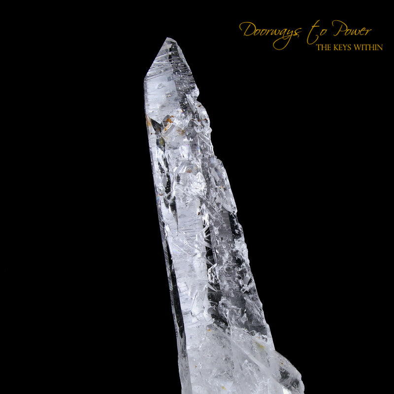 Lemurian Light Quartz Crystal Wand