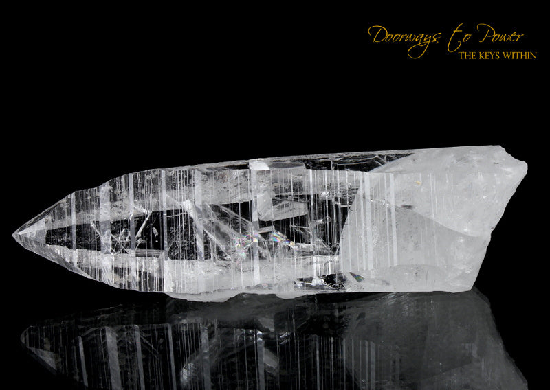 Lemurian Light Quartz Crystal Wand