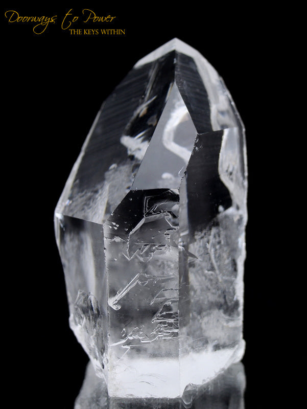 Lemurian Light Quartz Record Keeper Time Link Crystal Point 