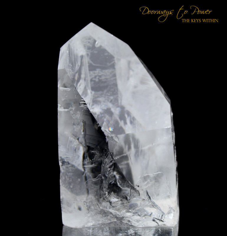 Lemurian Light Quartz Record Keeper Time Link Crystal Point 