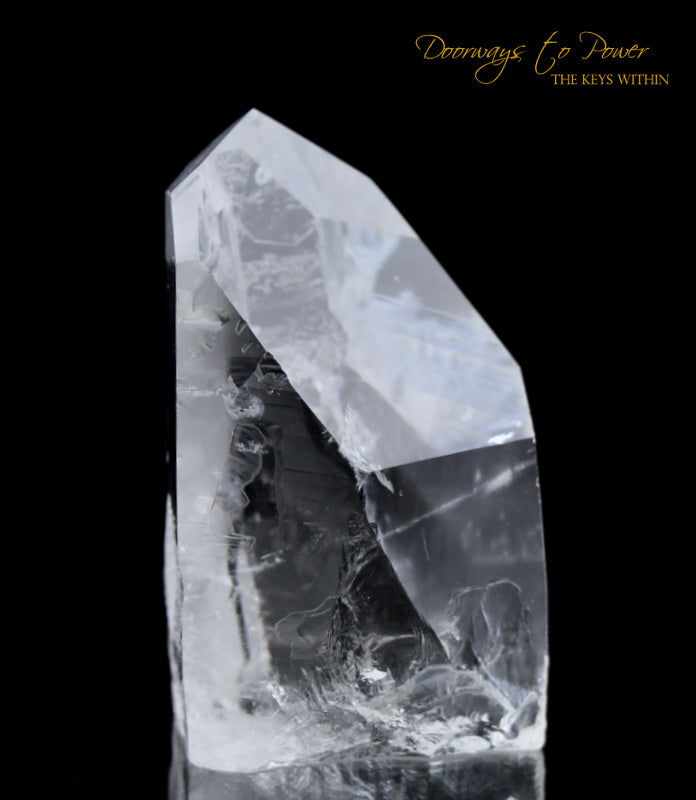 Lemurian Light Quartz Record Keeper Time Link Crystal Point 