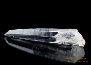 Lemurian Light Ray Twin Quartz Crystal Wand 'ERA of LIGHT' 