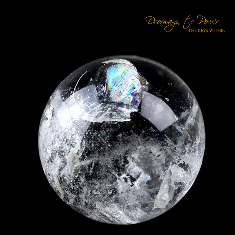 Lemurian Manifestation Quartz Crystal Sphere