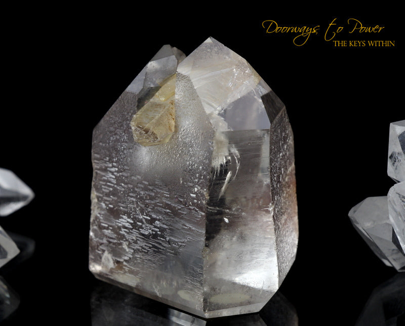 Lemurian Manifestation Quartz Twin Crystal Point (Unique)