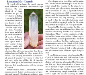 Lemurian Mist Crystal Properties
