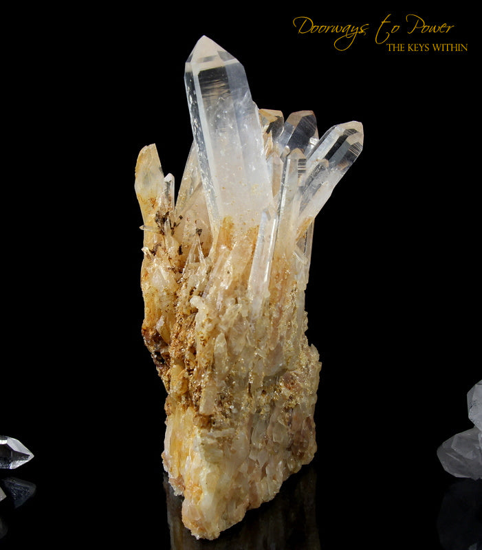 Lemurian Mist Quartz Crystal Cluster XL