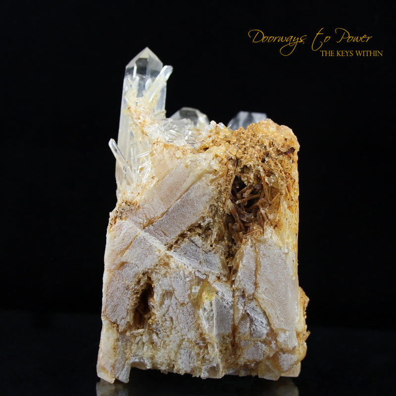 Lemurian Mist Quartz Crystal Cluster XL Ultra Rare 