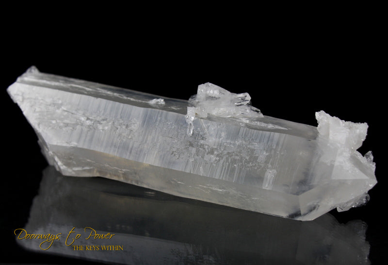 Lemurian Mist Self Healing ET Penetrator Quartz Crystal XL 8.5"