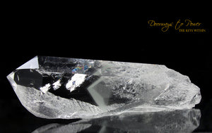 Lemurian Phantom PURE Quartz Crystal Healing Wand 'ERA of LIGHT'