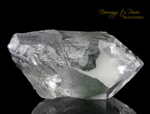 Lemurian Phantom Quartz 8 sided Grounding Crystal 'ERA of LIGHT' 