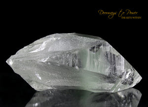 Lemurian Phantom Quartz 8 sided Grounding Crystal 'ERA of LIGHT' 
