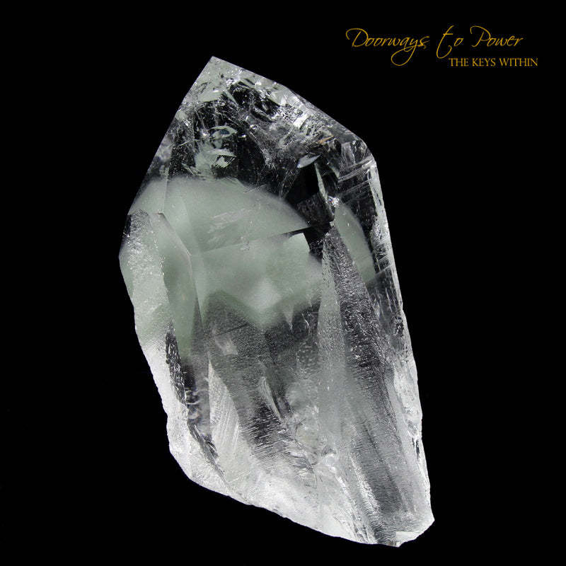 Lemurian Phantom Quartz 8 sided Grounding Crystal 'ERA of LIGHT' 