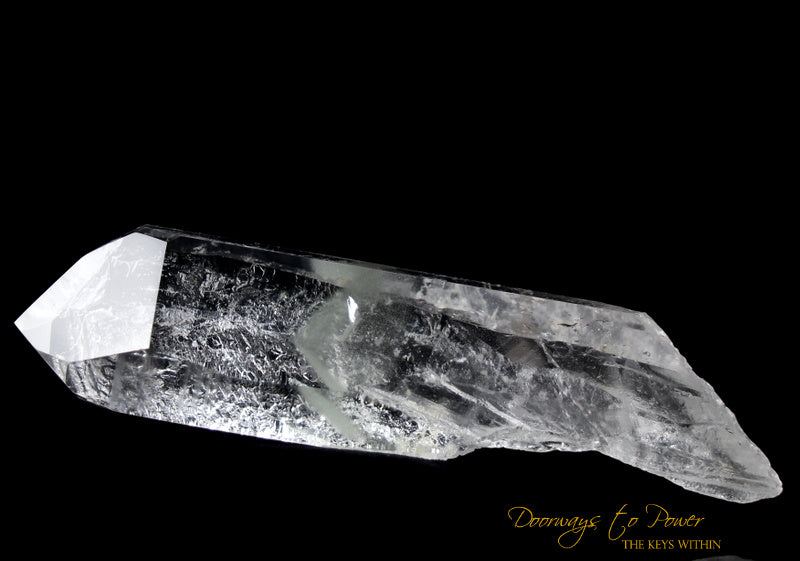 Lemurian Phantom PURE Quartz Crystal Wand 'ERA of LIGHT'