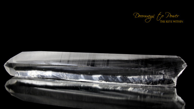 Lemurian Quartz Isis Master Crystal Wand 'Light Language' 9D 