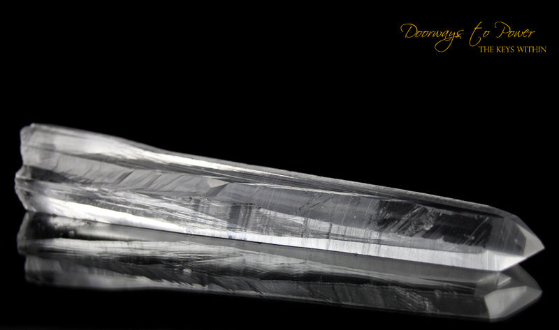 Lemurian Quartz Isis Master Crystal Wand 'Light Language' 9D 