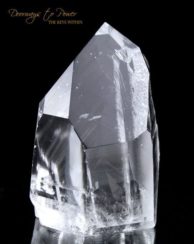 Lemurian Quartz Record Keeper Crystal 'Light Language 9D Energy Portal'