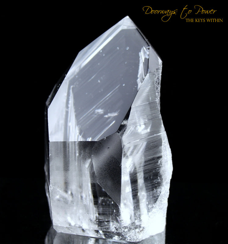 Lemurian Quartz Record Keeper Crystal 'Light Language 9D Energy Portal'