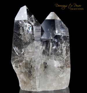 Lemurian Quartz Tantric Twin Crystal Point 