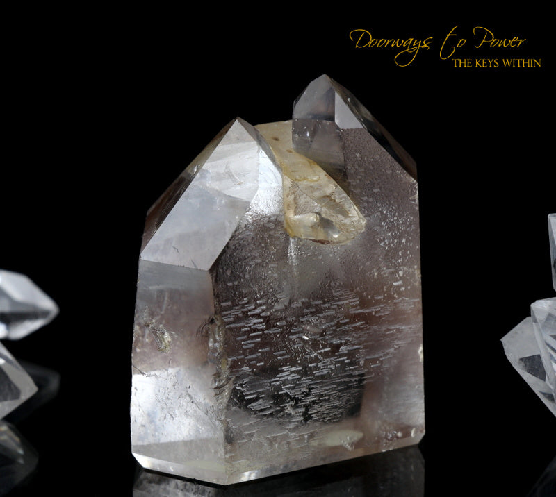 Lemurian Manifestation Quartz Twin Crystal Point (Unique)