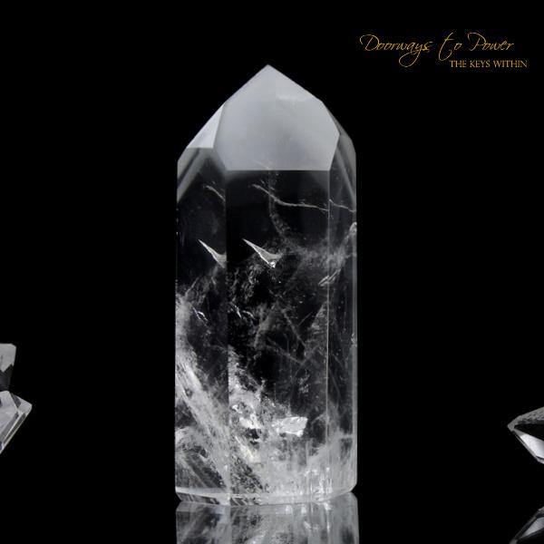 Lemurian White Phantom Quartz Shaman Dow Crystal
