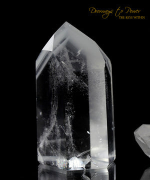 Lemurian White Phantom Quartz Shaman Dow Crystal 'RE BIRTH'