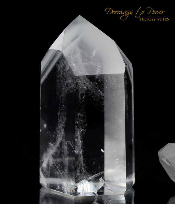 Lemurian White Phantom Quartz Shaman Dow Crystal 'RE BIRTH'