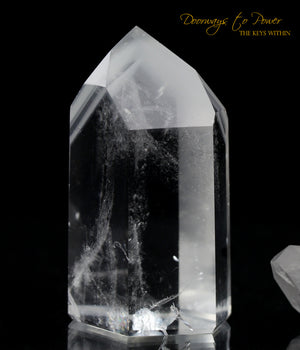 Lemurian White Phantom Quartz Shaman Dow Crystal 'RE BIRTH'