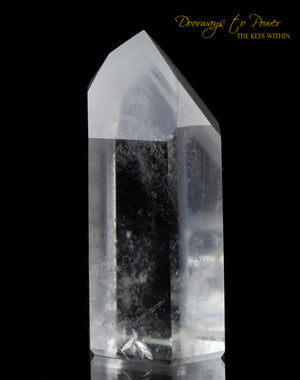Lemurian White Phantom Quartz Shaman Dow Crystal 'RE BIRTH'