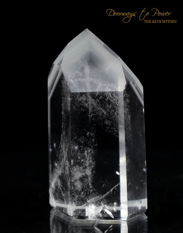 Lemurian White Phantom Quartz Shaman Dow Crystal 'RE BIRTH'