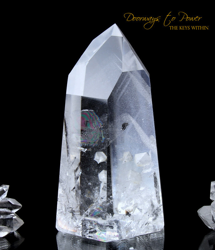 Lemurian White Phantom Quartz Shaman Dow Crystal 'RE BIRTH'