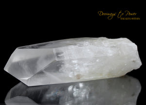 Lemurian White Phantom Record Keeper Quartz Shaman Dow Crystal 'RE BIRTH'