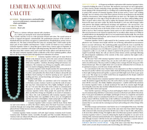 Lemurian Aquatine Calcite Metaphysical 