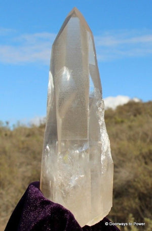 Lemurian Golden Healer Channeling Quartz Crystal