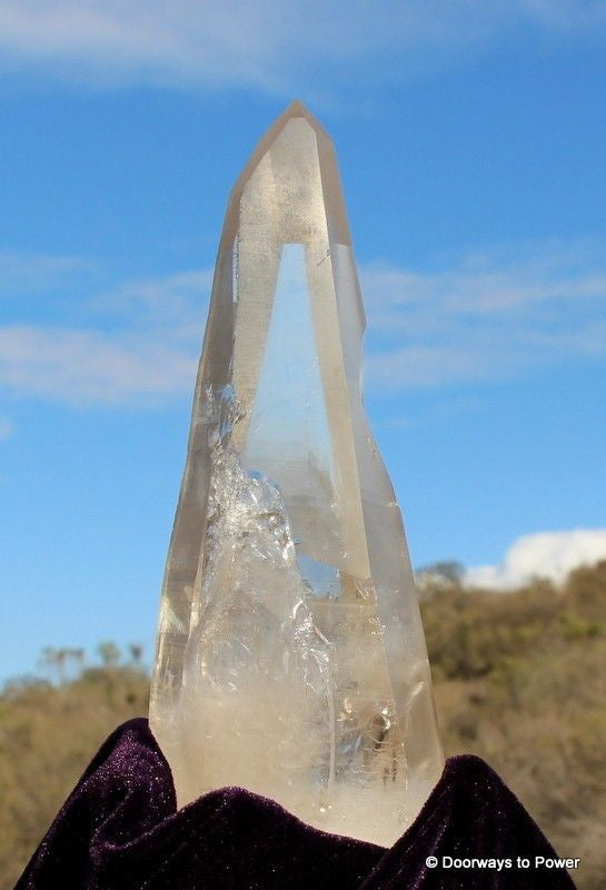 Lemurian Golden Healer Channeling Quartz Crystal