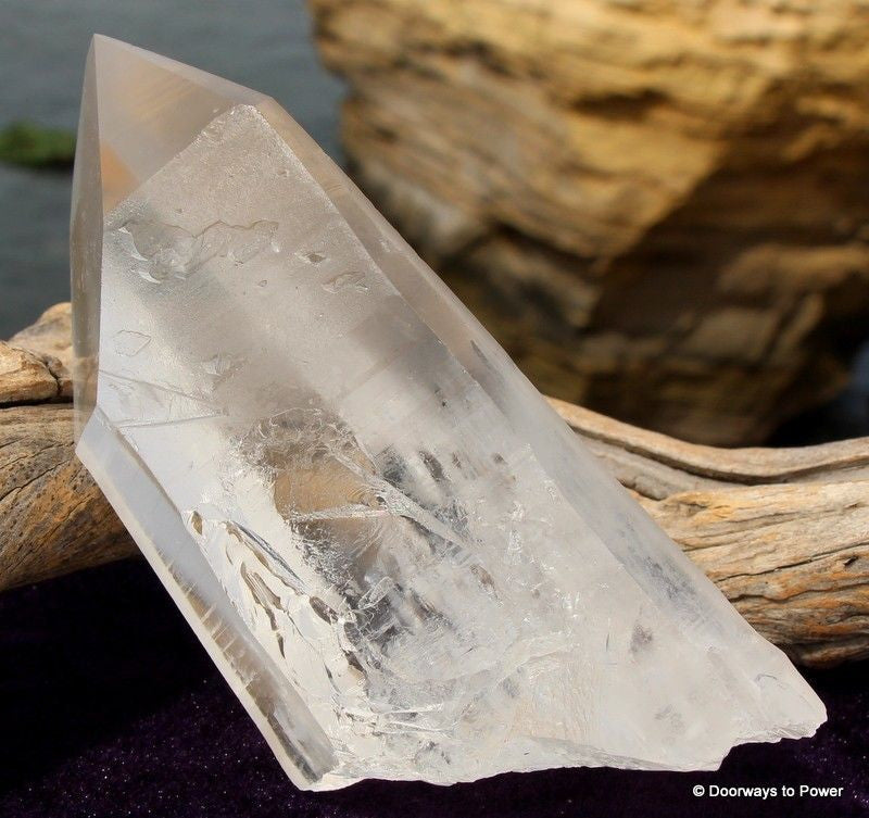 Lemurian Light Master Record Keeper Quartz Crystal