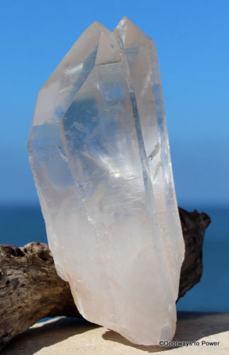 Lemurian Starseed Quartz Tantric Twin Channeling Crystal