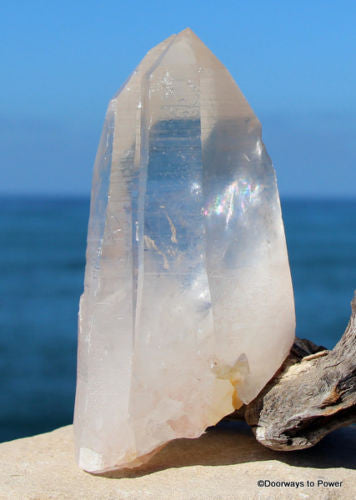 Lemurian Starseed Quartz Tantric Twin Channeling Crystal