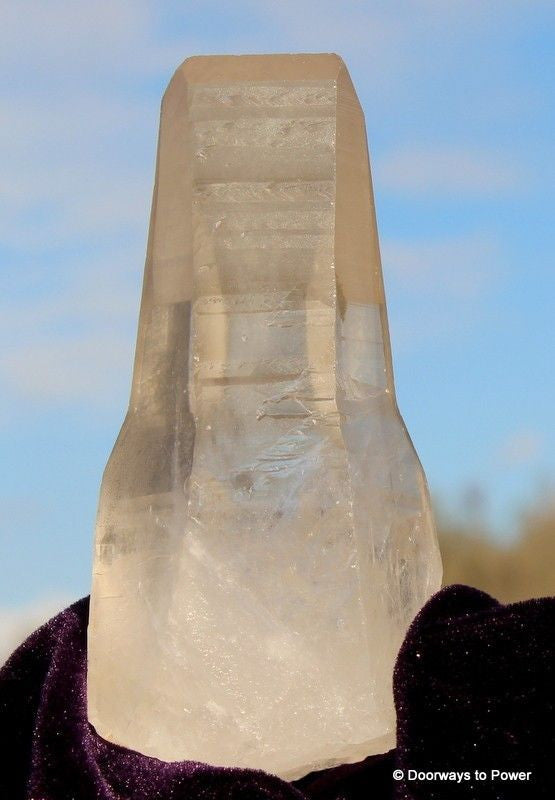 Lemurian Quartz Crystal Altar Stone Channeling Record Keeper Time Link