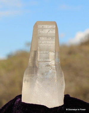 Lemurian Quartz Crystal Altar Stone Channeling Record Keeper Time Link
