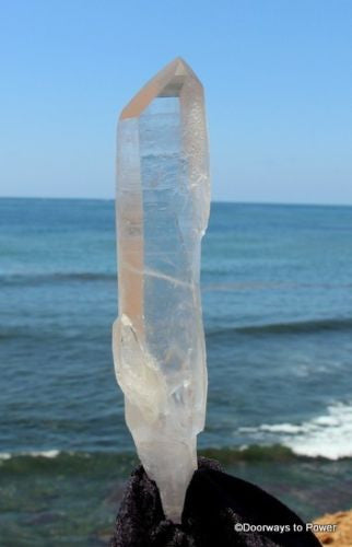 Lemurian Light Quartz Crystal Power Wand Record Keeper + Channeling