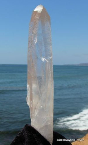 Lemurian Light Quartz Crystal Power Wand Record Keeper + Channeling