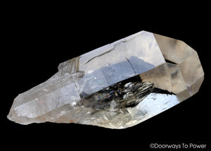 Golden Lemurian Crystal 'Light Language Royalty' 9D Energy Gateway'