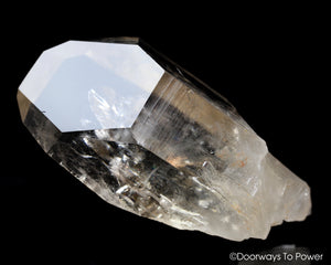 Golden Lemurian Crystal 'Light Language Royalty' 9D Energy Gateway'