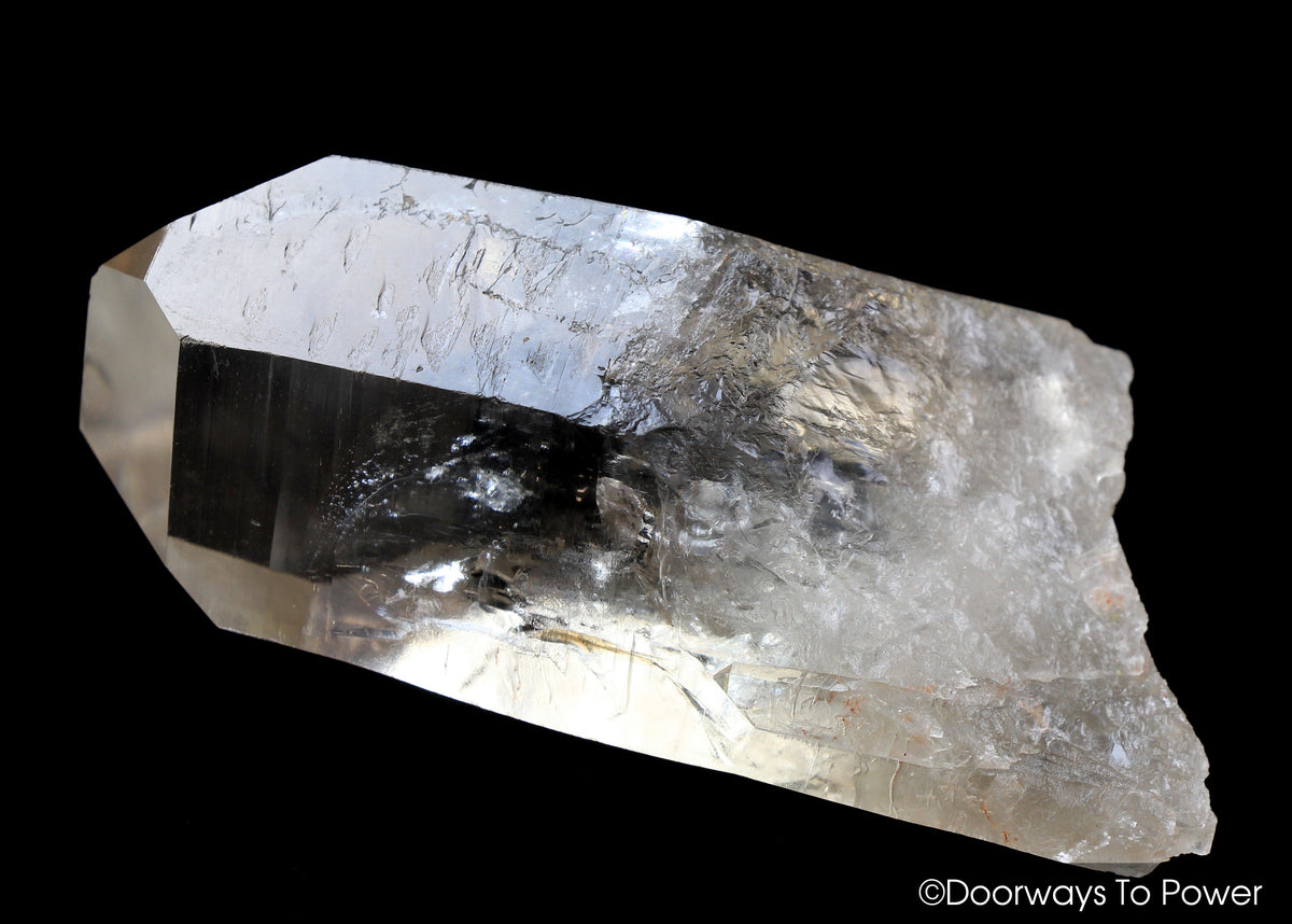 Golden Lemurian Crystal 'Light Language Royalty' 9D Energy Gateway'