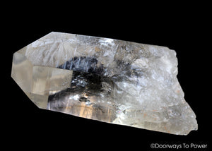 Golden Lemurian Crystal 'Light Language Royalty' 9D Energy Gateway'