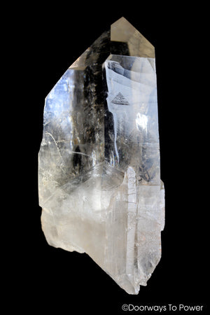 Golden Lemurian Crystal 'Light Language Royalty' 9D Energy Gateway'