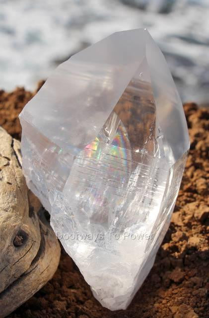 Lemurian Light Record keeper Channeling Quartz Crystal