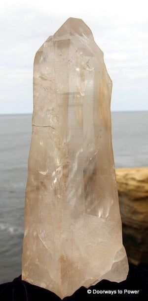 Lemurian Smokey Golden Healer Laser Quartz Record Keeper Crystal