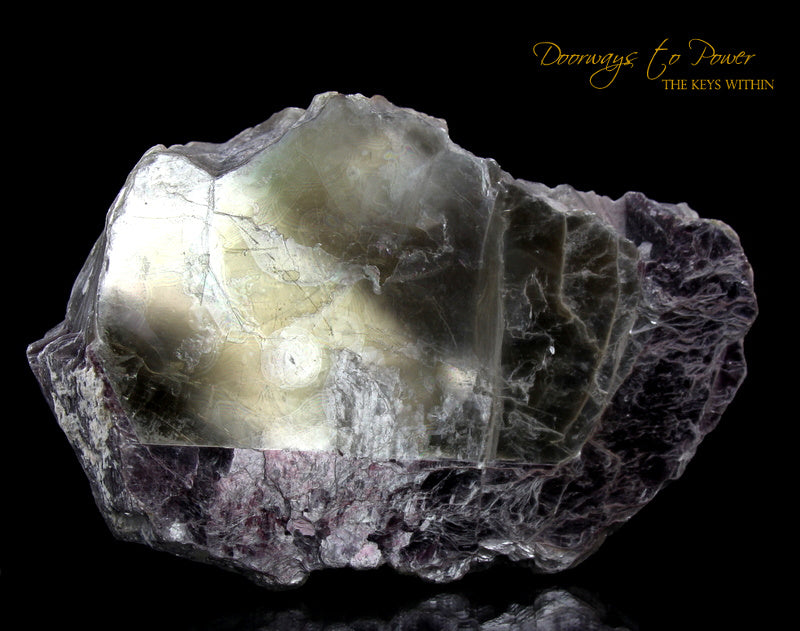 Lepidolite Crystal Altar Stone Optimism & Balance