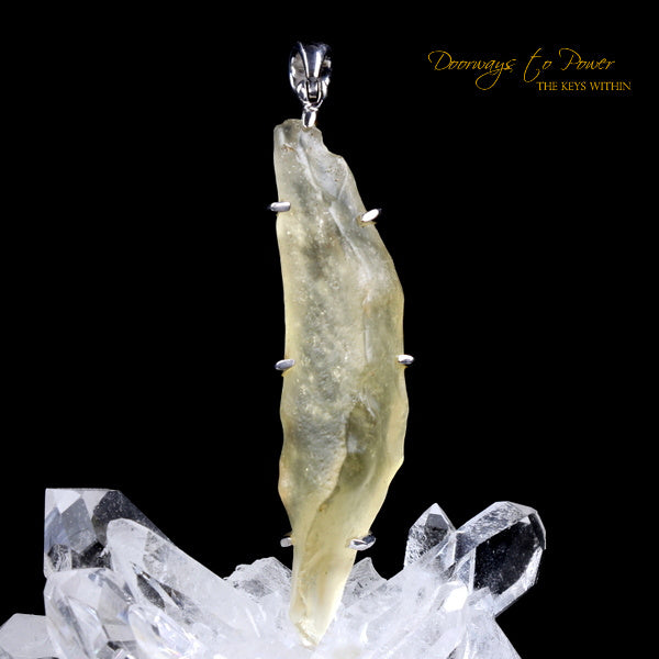 Libyan Desert Glass Pendant Libyan Gold Tektite 